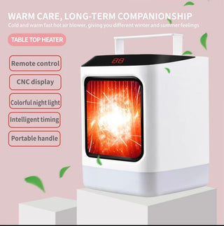 RelaxinProducts Premium Portable 2-in-1 Space Heater and Cooler ALODIA STORE