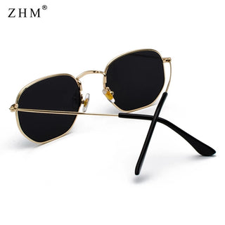 Men's Square Metal Frame Sunglasses ALODIA STORE