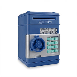 Electronic Piggy Bank ATM Password Money Box Cash Coins Saving Box ATM Bank Safe Box Automatic Deposit Banknote Christmas Gift ALODIA STORE