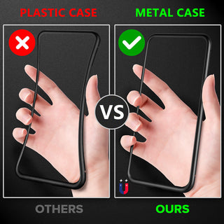 Glass Privacy Metal Phone Case For iPhone 14 ALODIA STORE