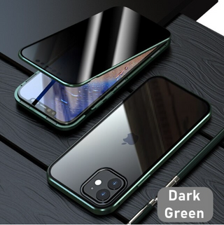 Glass Privacy Metal Phone Case For iPhone 14 ALODIA STORE