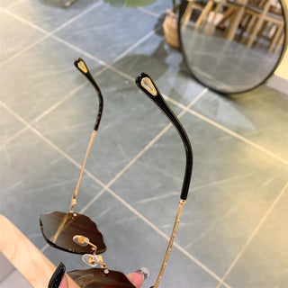 Vintage Clip Frameless UV Sunglasses ALODIA STORE