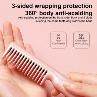 Electric Straightening Metal Comb ALODIA STORE