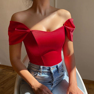 Elegant Satin Top ALODIA STORE