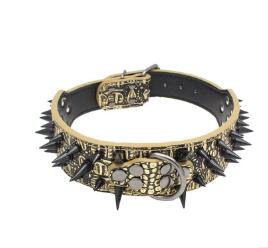 Spiked Studded Leather Collars ALODIA STORE