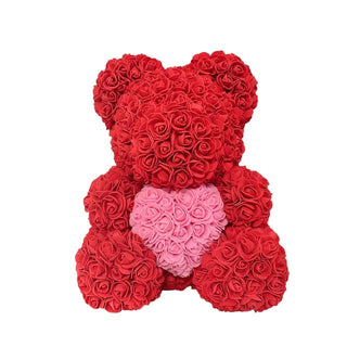 Rose Bear Heart Artificial Flower ALODIA STORE