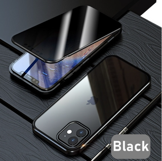 Glass Privacy Metal Phone Case For iPhone 14 ALODIA STORE