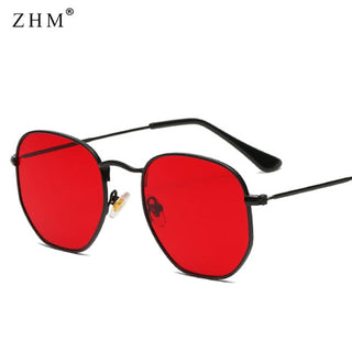 Men's Square Metal Frame Sunglasses ALODIA STORE