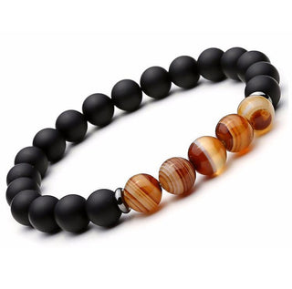 The Protector Hematite Agate Balancing Bracelet Set ALODIA STORE