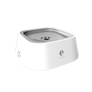 Dog Drinking Water Bowl 1.5L Floating Non-Wetting Mouth Cat Bowl Without Spill Drinking Water Dispenser ABS Plastic Dog Bowl ALODIA STORE