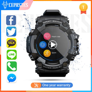 LOKMAT ATTACK Full Touch Screen Fitness Tracker Smart Watch Men Heart Rate Monitor Blood Pressure Smartwatch For Android ios ALODIA STORE