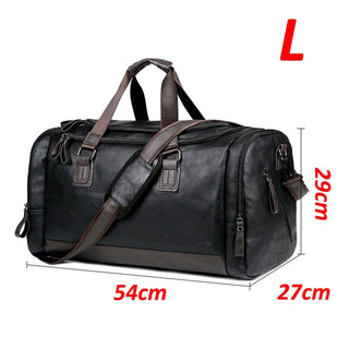 Men Quality Leather Travel Bags Carry on Luggage Bag Men Duffel Bags Handbag Casual Traveling Tote Large Weekend Bag Hot XA631ZC ALODIA STORE