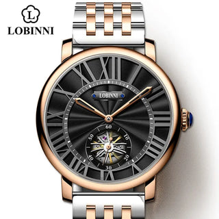Switzerland Luxury Brand Men Skeleton Watch Leather Seagull Movement Automatic Men Watch Business relogios masculino Waterproof ALODIA STORE