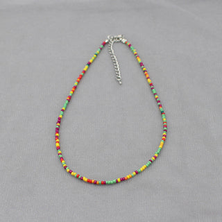 Simple Seed Beads Strand Choker Necklace Women String  Collar Charm Colorful Handmade Bohemia Collier Femme Jewelry Gift ALODIA STORE