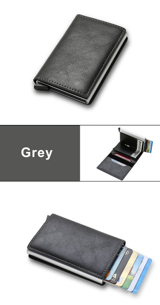 Leather Bank Card Wallet ALODIA STORE