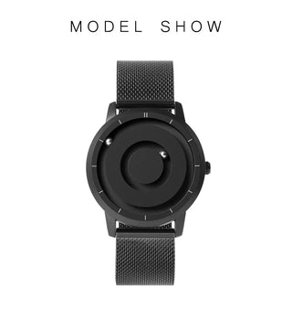 EUTOUR New Innovative Blue Gold Magnetic Metal Multifunctional Watch Men's Fashion Sports Quartz Watch Simple Men's Watch ALODIA STORE