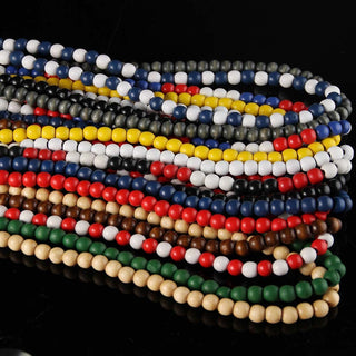 Hip Hop Wood Beads Chain Necklace For Man Men's Rock Style Wooden Long Chain For DIY Jewelry Making Accessories Male Party Gift Alodia Store