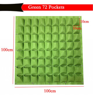 NEW Wall Hanging Pockets Planting Bags Flower Pot Waterproof Grow Bag Garden Planter Vertical Suculentas Plant Pot Home Decor ALODIA STORE