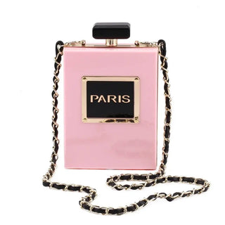 Transparent Bag Women Acrylic Casual Black Bottle Handbags for Female Wallet Paris Party Toiletry Wedding Clutch Evening Flaps ALODIA STORE