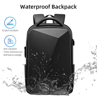 Fenruien Brand Laptop Backpack Anti-theft Waterproof School Backpacks USB Charging Men Business Travel Bag Backpack New Design ALODIA STORE