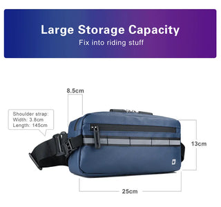 Rhinowalk Handlebar Bag Bicycle Bag Frame Pannier Bag Waterproof Multifunction Portable Shoulder Bag Cycling Bag Bike Accessorie ALODIA STORE