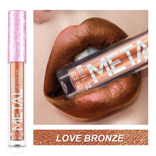 Lips Makeup Glitter Liquid Lipstick Waterproof Shiny Shimmer Metallic Lip Gloss Tint Long Lasting Lipgloss Cosmetics ALODIA STORE