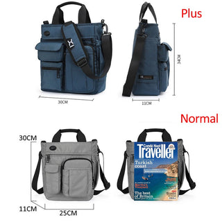 Headphone Hole Waterproof Crossbody Bag Nylon Travel ALODIA STORE