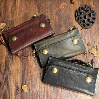 PNDME fashion vintage genuine leather men & women ALODIA STORE