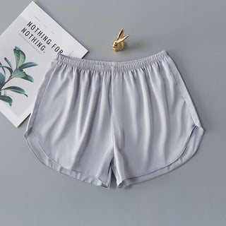 Fashion Ice Silk Safety Pants Women Summer Sexy Cool Comfort Sleep Bottoms Simple Home Shorts Ladies Pajama Shorts Underwear ALODIA STORE