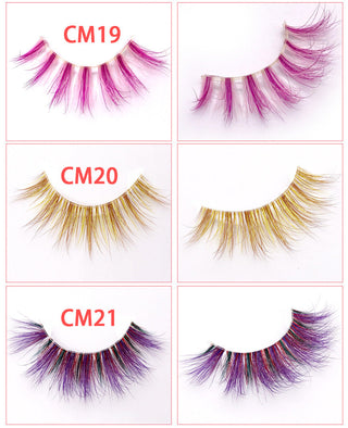 New color 3D mink lashes extension ALODIA STORE