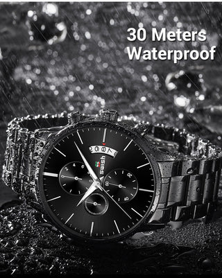 SWISH Men Watch 2022 Waterproof Stainless Steel Sport Quartz Clock Men's Watches Top Brand Luxury Man Wristwatch ALODIA STORE