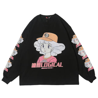 EXTREME Long Sleeve Women's Harajuku Cute Kawaii Clothes Oversized ALODIA STORE