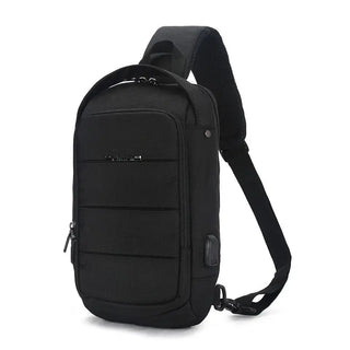 OZUKO Casual Men's Chest Pack Waterproof Crossbody Bags Male USB Charging Shoulder Bag Large Capacity Oxford Messenger Bag 2019 ALODIA STORE