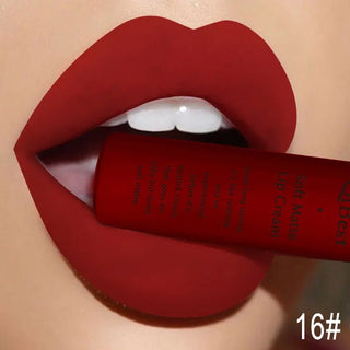 QIBEST Liquid Lipstick Waterproof Lip Gloss 34 Colors Matte Lipstick Long lasting Lipgloss Cosmetics Lips Makeup Nude Maquiagem - Alodia Store