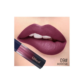 QIBEST Lip Gloss Makeup Moisturizer Waterproof 12 Colors Makeup Lipstick Long Lasting Liquid Lipstick Lip Tint Cosmetics TLSM2 - Alodia Store
