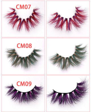 New color 3D mink lashes extension ALODIA STORE