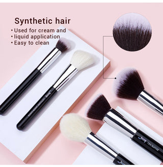 Jessup 25pcs Professional Makeup Brushes Set Natural ALODIA STORE