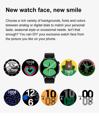 New 390*390 HD Screen NFC Smart Watch Men Bluetooth Call Sport GPS Track Watch Custom Dial Heart Rate ECG PPG Smartwatch For Men ALODIA STORE