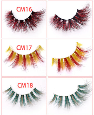New color 3D mink lashes extension ALODIA STORE