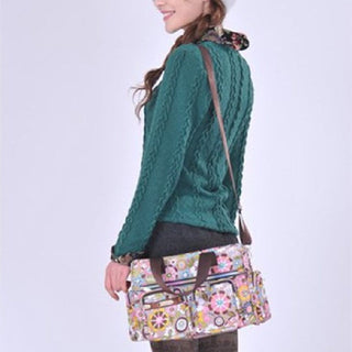 Ladies LargeCapacity Waterproof Tote Bag Flower ALODIA STORE