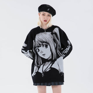 Knitted Harajuku Winter Clothes Women 2022 Oversized Sweaters y2k Gothic Long ALODIA STORE