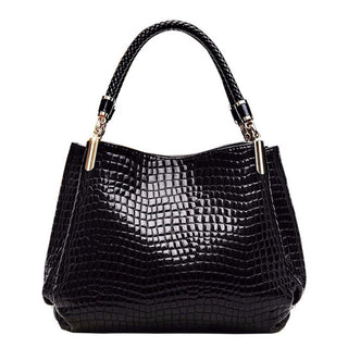 Ladies Hand Top-handle Bags for Women 2019 PU Leather Designer Handbags High Quality Women Shoulder Bag Black Bolsa Feminina Sac ALODIA STORE