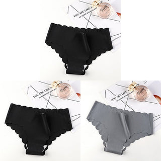 VDOGRIR 3Pcs/Lot Sexy Women's Mid Rise Panties Set Underwear Seamless Solid Color Briefs Comfortable Underpants Lady Lingerie ALODIA STORE