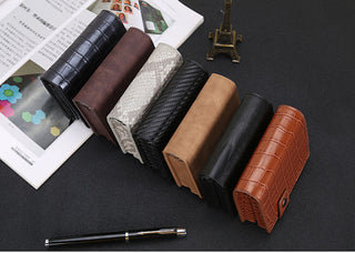 Pu Leather Double Metal ID ALODIA STORE