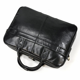 MAHEU Retro Laptop Briefcase Bag Genuine Leather Handbags Casual 15.6 Pad Bag Daily Working Tote Bags Men Male bag for documents ALODIA STORE