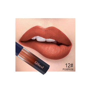 QIBEST Lip Gloss Makeup Moisturizer Waterproof 12 Colors Makeup Lipstick Long Lasting Liquid Lipstick Lip Tint Cosmetics TLSM2 - Alodia Store