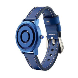 EUTOUR New Innovative Blue Gold Magnetic Metal Multifunctional Watch Men's Fashion Sports Quartz Watch Simple Men's Watch ALODIA STORE
