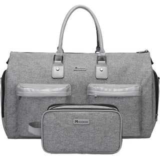 Grey Carry On Business Travel Duffel Bag Cosmetic Bag Overnight Weekender Bag  Duffel Hanging Clothes Bag in 2020 ALODIA STORE