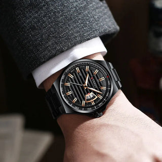 Top Brand CURREN Luxury Quartz Watches for Men Wrist Watch Classic Silver Stainless Steel Strap Men's Watch Waterproof 30M ALODIA STORE