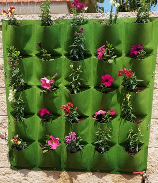 NEW Wall Hanging Pockets Planting Bags Flower Pot Waterproof Grow Bag Garden Planter Vertical Suculentas Plant Pot Home Decor ALODIA STORE